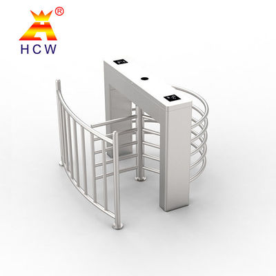 120 Degree Semi Automatic Waist Height Turnstile High Security