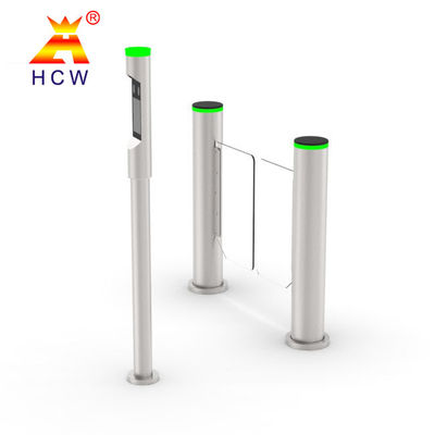 Stainless Steel Bidirectional Swing Gate Turnstile Biometric Access Control