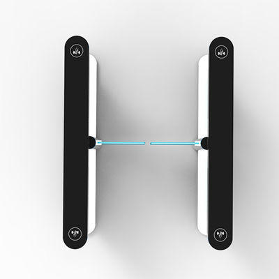 Speed Turnstile Gate Customizable Face Recognition Detector Led Cylinder For Office Building