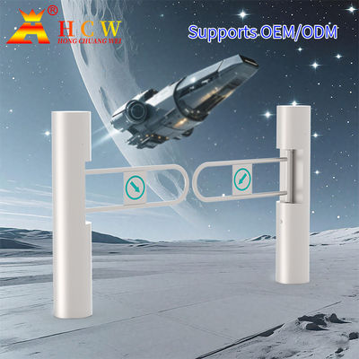 Smart Swing Barrier Turnstile Gate Support Barcode ID / IC Card