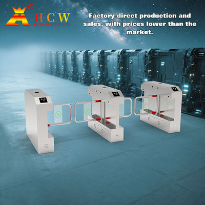 HCW Turnstile Swing Gate Entrance Pedestrian Access Control Swing Automatic Gate