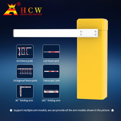 Smart Electric Fence Barrier Gate Remote Control 125W 6s-9s Take Off Time