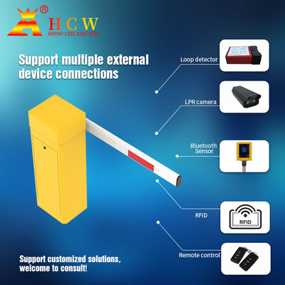 Smart Electric Fence Barrier Gate Remote Control 125W 6s-9s Take Off Time