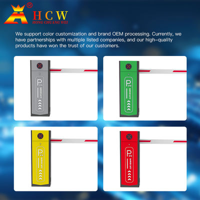 LED Indicator 50Hz Automatic Pole Barrier Gate For Driveway
