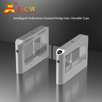 HCW SS304 Pedestrian Access Control  Barrier Turnstile Gate 3.6cm Card Reading