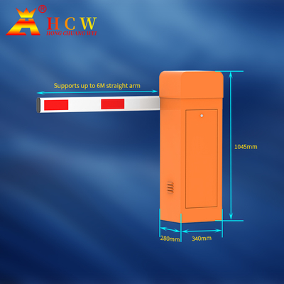 RS485 Vehicle Car Barrier Gate Fence Arm traffic boom barrier 160W