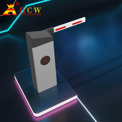 HCW Vehicle Barrier Gate 2m Rs485 Electric Straight Rod Servo Motor Automatic Parking