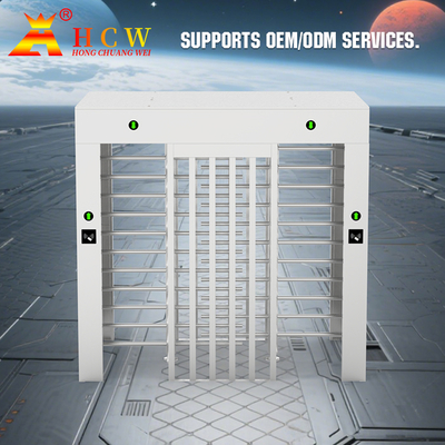 HCW Full Height Turnstile Waterproof Face Recognition Durable Access Control System
