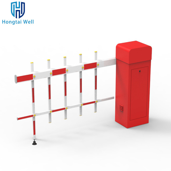 Parking Lot Barrier Arm Gate 6m security boom gate Remote Control 160W