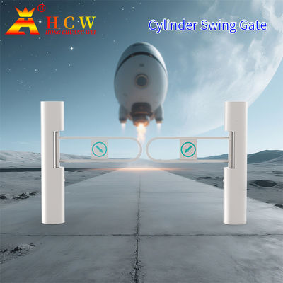 Smart Swing Barrier Turnstile Gate Support Barcode ID / IC Card