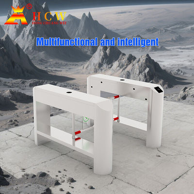 HCW Outdoor Pedestrian Gate Access Control SS304 Fast Channel Turnstile Barrier Gate 50HZ