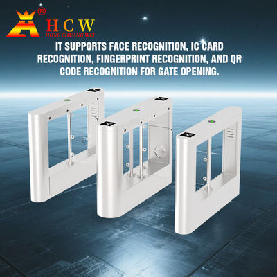 Electronic magnet Control Swing Barrier Turnstile Gate For Access Control