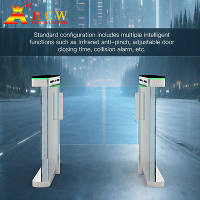 HCW Turnstile Entrance Gates Controlled Access Optical Barrier Turnstiles Heavy Duty