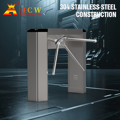 Bridge Type Manual Tripod Turnstile Gate Face Temperature Measurement Recognition