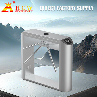 HCW Fingerprint Tripod Turnstile Gate Automatic RS485 Communication Interface