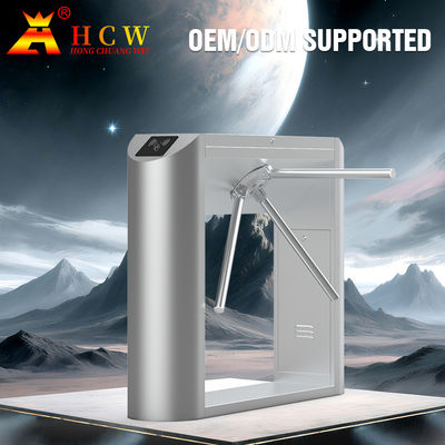 HCW Fingerprint Tripod Turnstile Gate Automatic RS485 Communication Interface