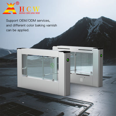 HCW Pedestrian Swing  Turnstile  Barrier Gate For Gym  With Face Recognition