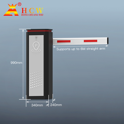 HCW Automatic Barrier Gate Traffic Heavy Duty Security For Driveway Access Control Anti Smashing