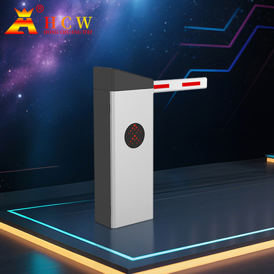 HCW Vehicle Barrier Gate 2m Rs485 Electric Straight Rod Servo Motor Automatic Parking