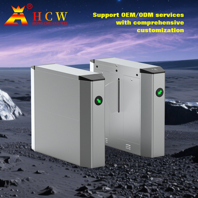 Flap Turnstile Pedestrian RFID Face Recognition Fingerprint Access Control for Office Hotel