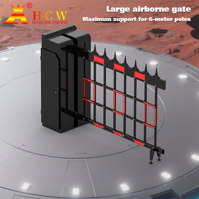 Automatic Parking Folding Fence Barrier Gate IP42 6M Boom Length
