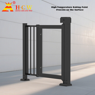 60W Brushless DC Motor Retractable Advertising Door, Commercial Stainless Steel Spray Baked Enamel Pedestrian Small Door, Supporting Double-Sided Advertising Customization