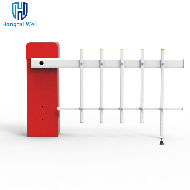 Parking Lot Barrier Arm Gate 6m security boom gate Remote Control 160W