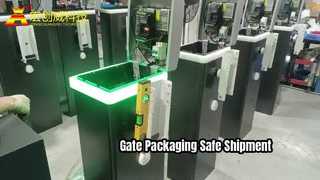 Barrier gate packaging and shipment