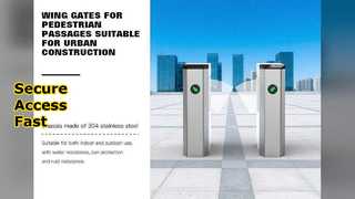 HCW Face Recognition Turnstile Security Gate