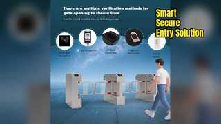 Smart Access Control Turnstile Secure Entry